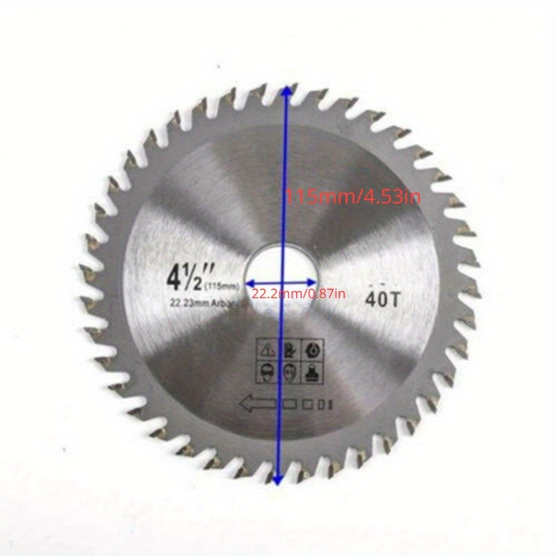 Angle Grinder 4.5 - شفرة منشار دائري معدنية دقيقة مقاس