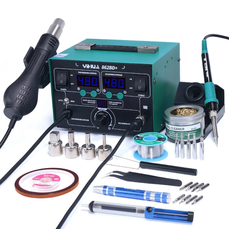 862BD + محطة لحام مسدس هواء سا - مراجعة Power Tools Used In Welding وسعره