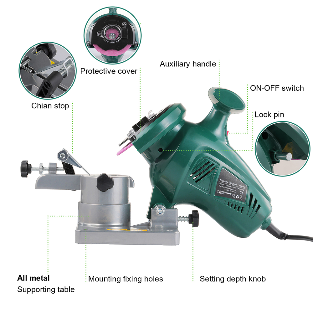 POSENPRO 250 واط مبراة المنشار - مراجعة Power Tools Online وسعره